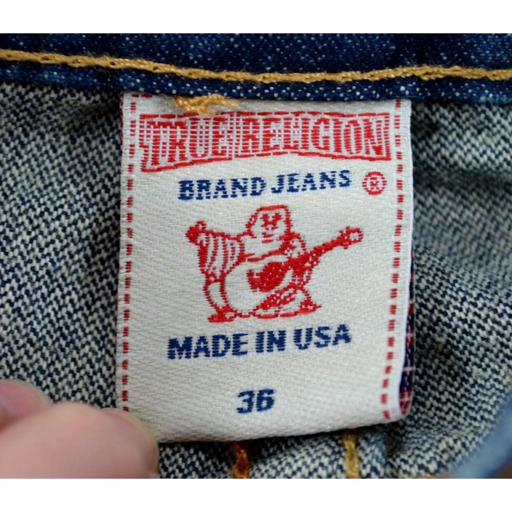 True Religion Blue Jeans‎ Bobby Men's 36x34 Inseam 34.5